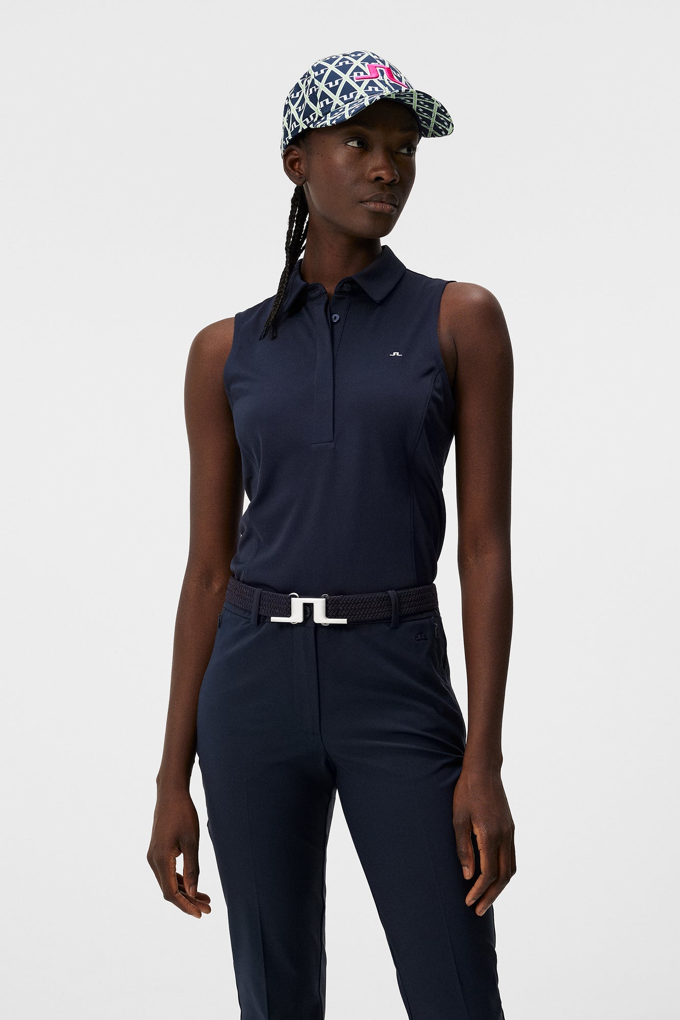 Women | Dena Sleeveless Top | JL Navy (V1)