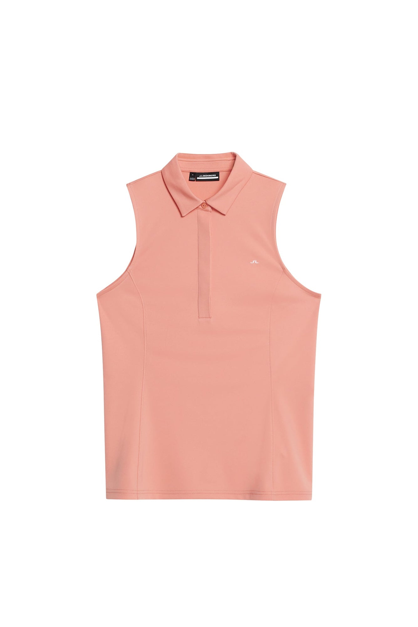Dena Sleeveless Top in Burnt Coral by J.Lindeberg
