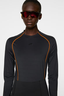 Women | Allien Long Sleeve Top | Black