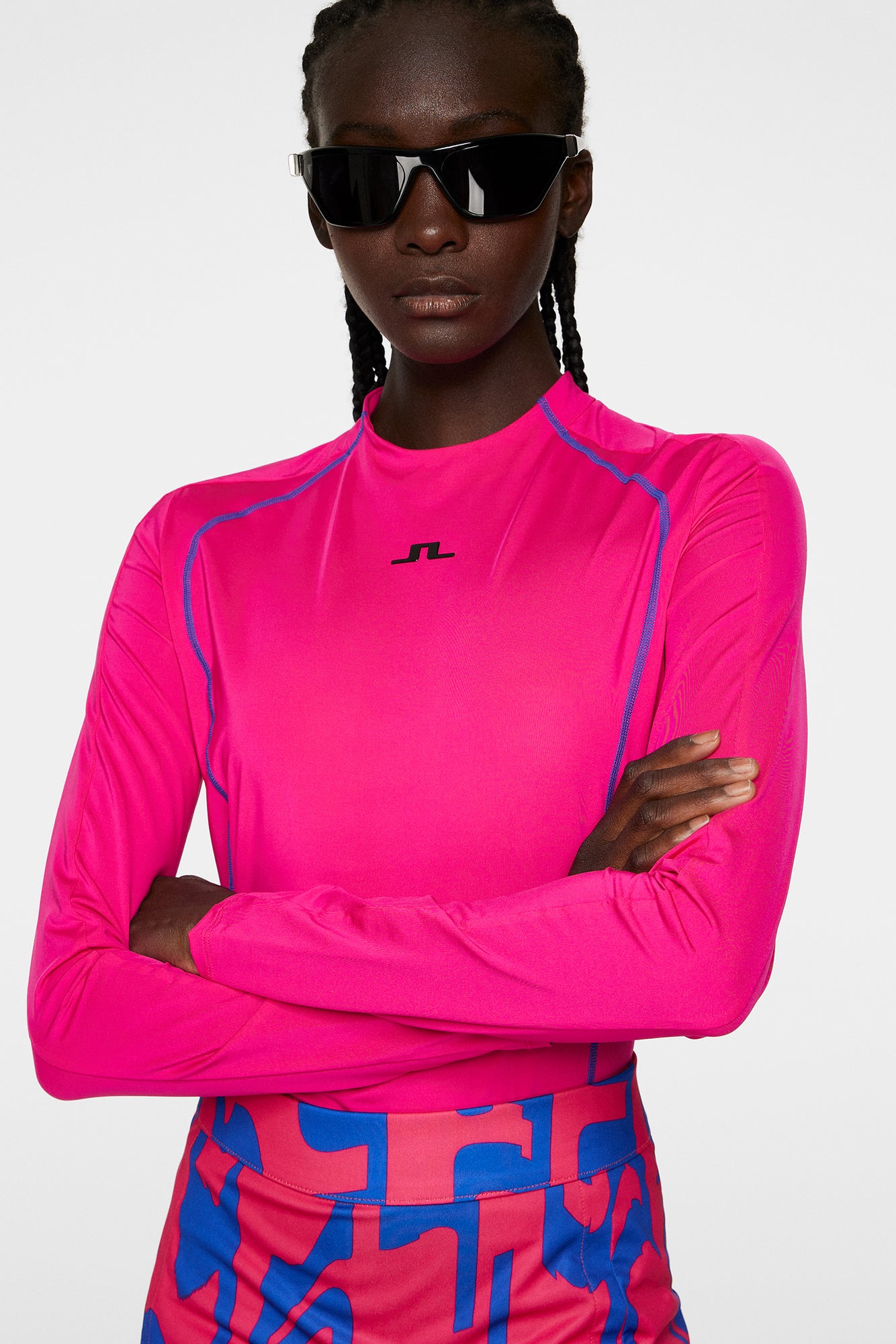 Women | Allien Long Sleeve Top | Pink Peacock