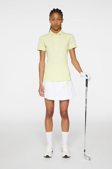 Women | Tour Tech Polo | Pale Lime Yellow
