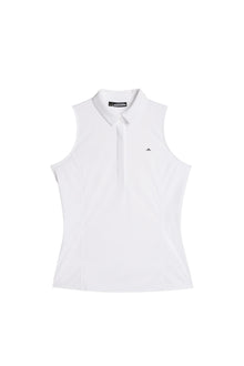 Dena Sleeveless Top in White by J.Lindeberg