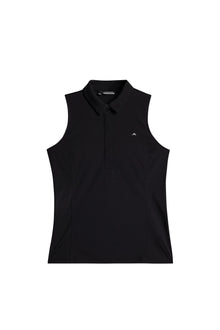 Dena Sleeveless Top in Black by J.Lindeberg
