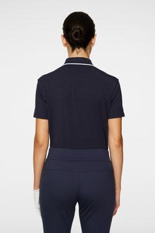 Women | Lille Polo | Navy Melange