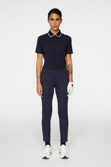 Women | Lille Polo | Navy Melange