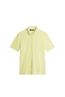 Mindy Polo in Pale Lime Yellow by J.Lindeberg