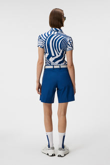 Women | Hailey Print Polo | Dazzle Wave Estate