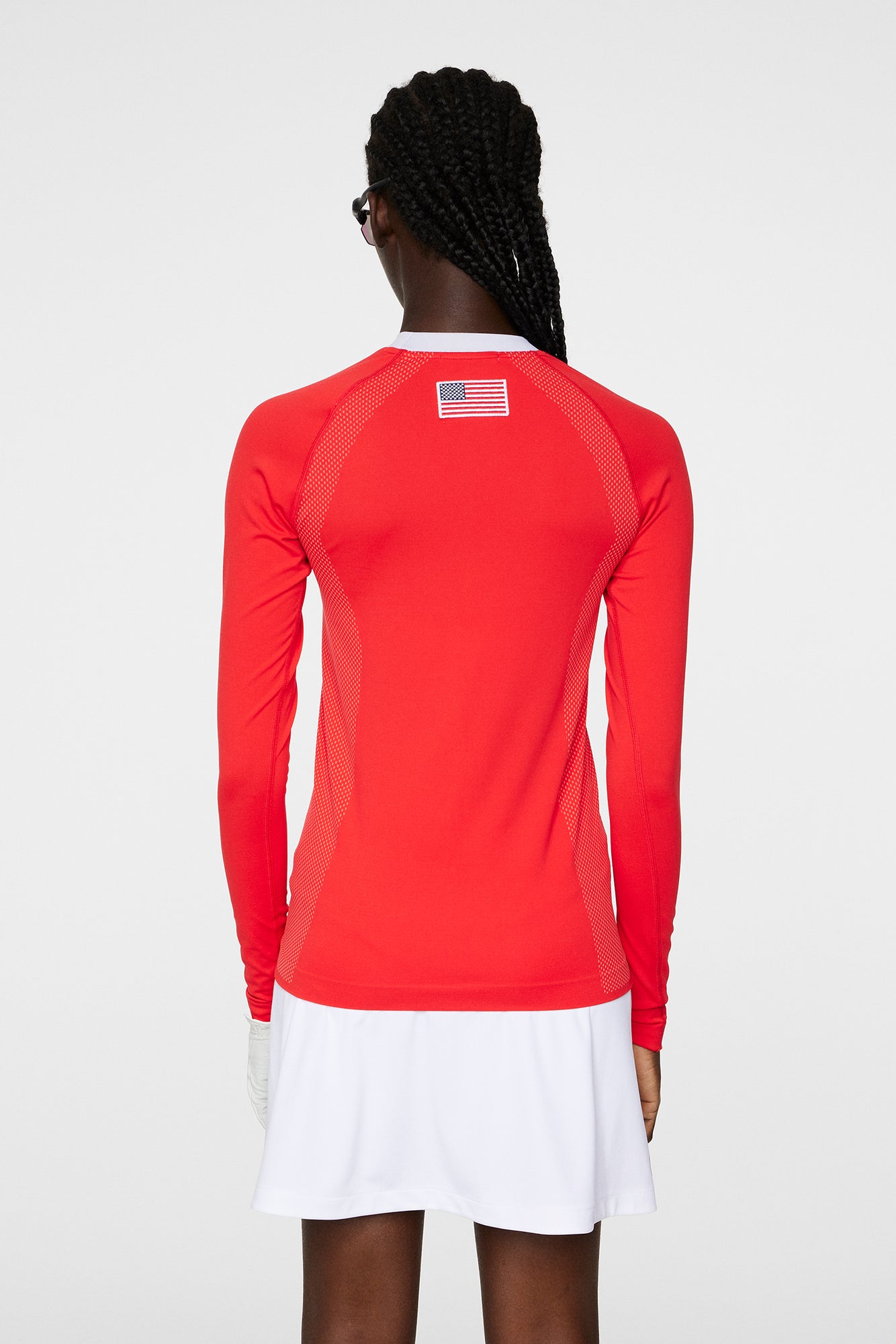 Women | Joelle Seamless Longsleeve | Flame Scarlet