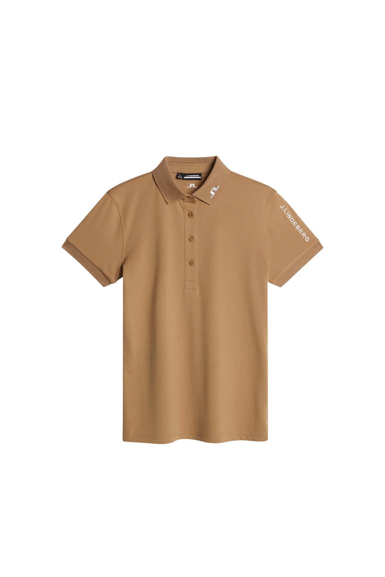 Tour Tech Polo in Tigers Eye by J.Lindeberg