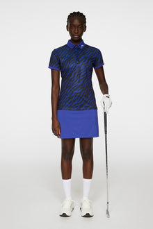 Women | Tour Tech Print Polo | Tour Tiger Clematis M