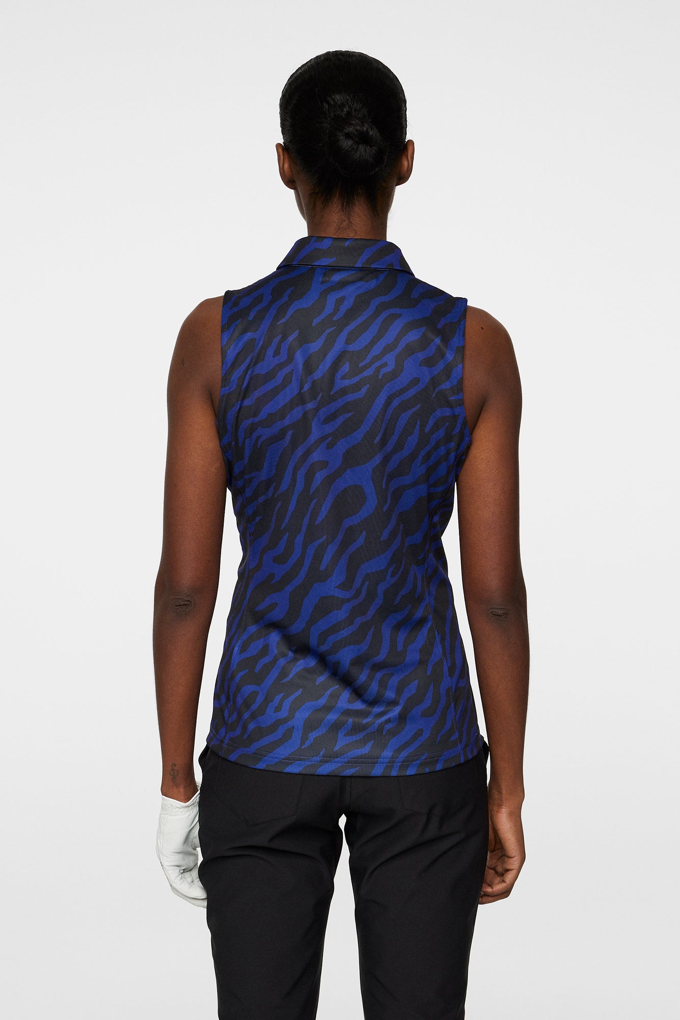 Women | Dena Print Sleeveless Top | Tour Tiger Clematis M