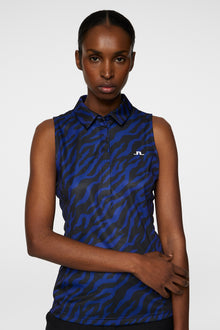 Women | Dena Print Sleeveless Top | Tour Tiger Clematis M