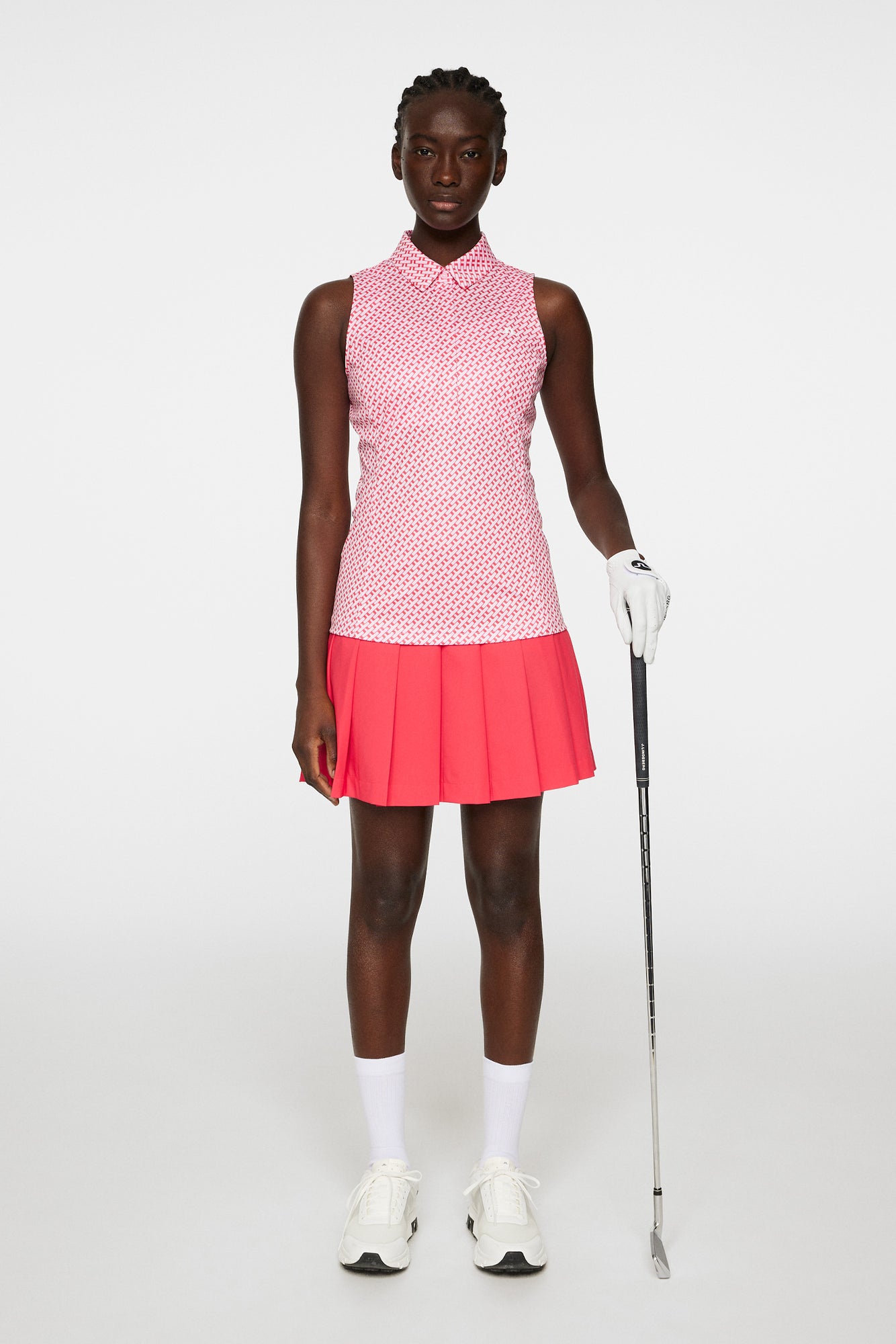 Women | Dena Print Sleeveless Top | Tour Geo Pink S