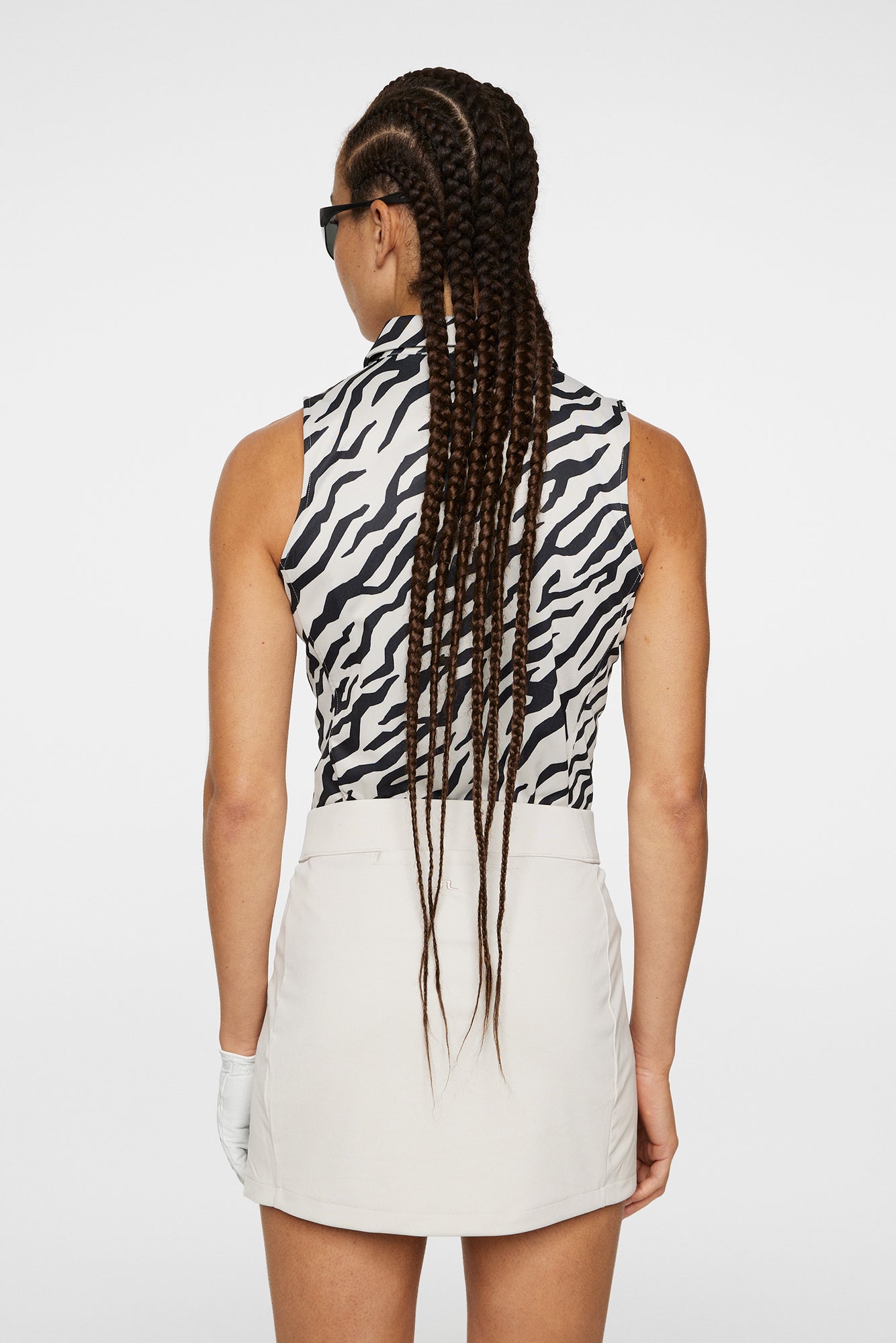 Women | Dena Print Sleeveless Top | Tour Tiger Moonbeam M
