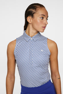 Women | Dena Print Sleeveless Top | Tour Geo Moonbeam S