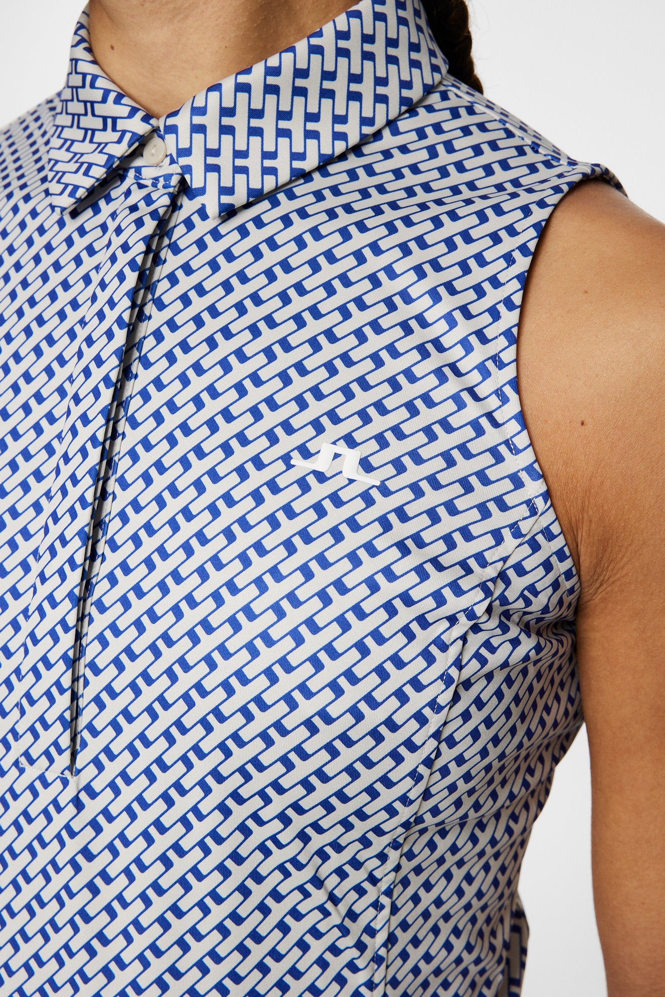 Women | Dena Print Sleeveless Top | Tour Geo Moonbeam S