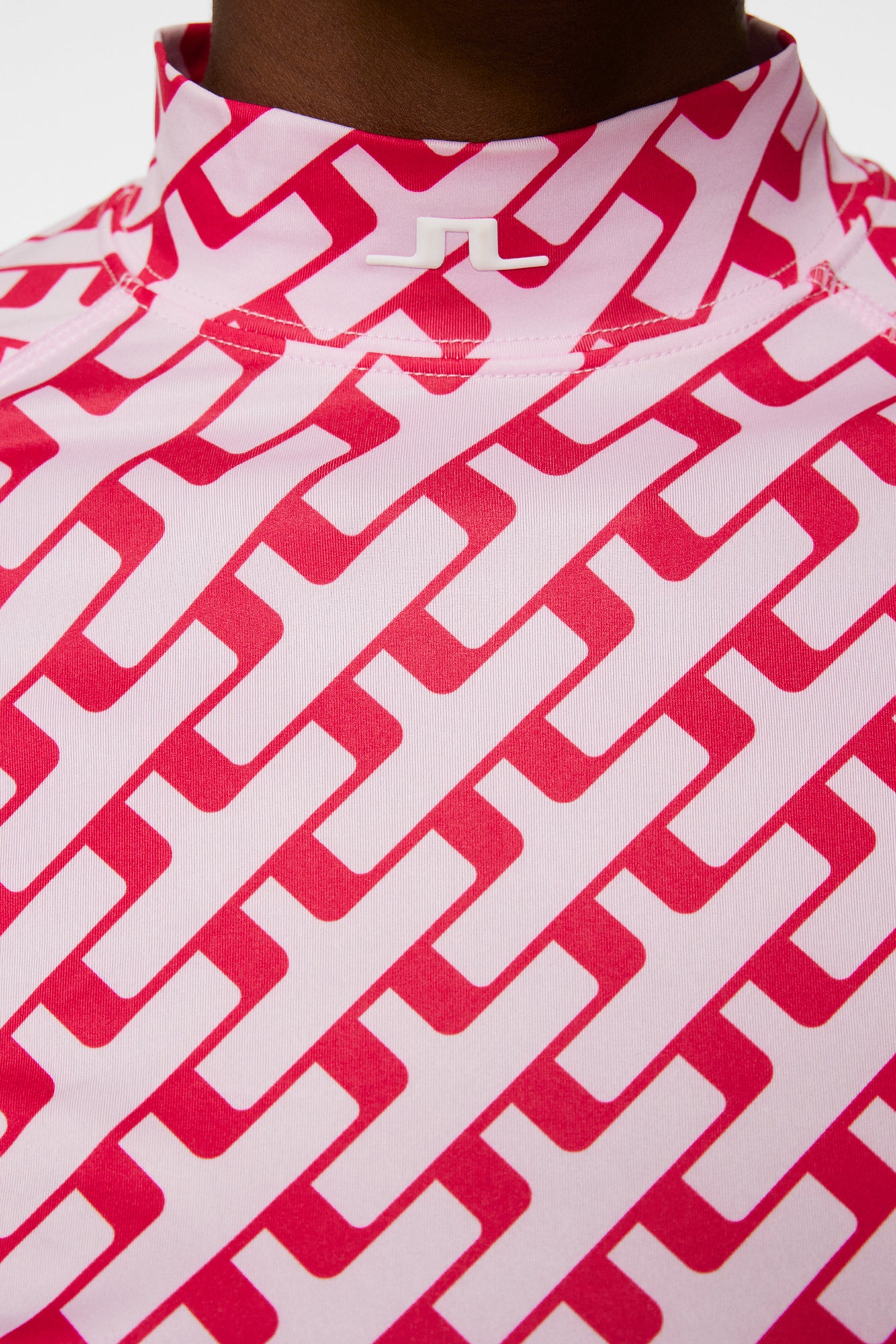 Women | Ella Print Compression Top | Tour Geo Pink M