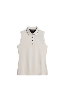 Swing Sleeveless Top in Moonbeam by J.Lindeberg