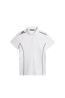 Leyla Polo in White by J.Lindeberg