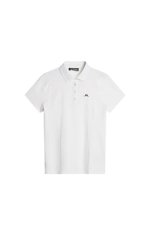 Zuri Top in White by J.Lindeberg