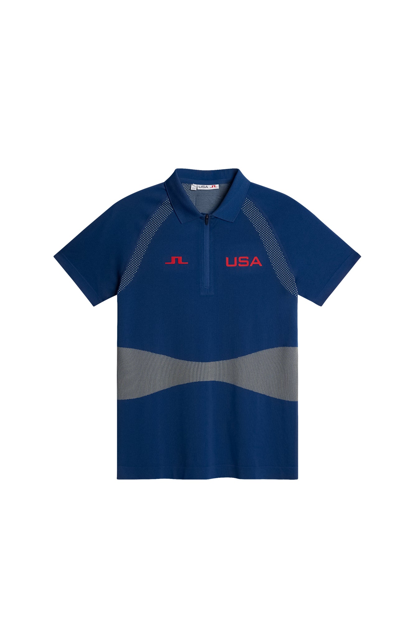 Alizee Seamless Polo AMB in Estate Blue by J.Lindeberg