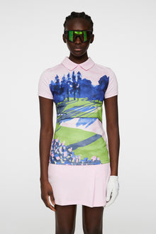 Women | Gunni Polo | Watercolor Pink