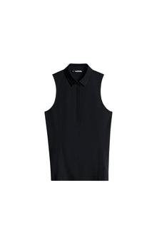 Dena Sleeveless Top Resort in Black by J.Lindeberg