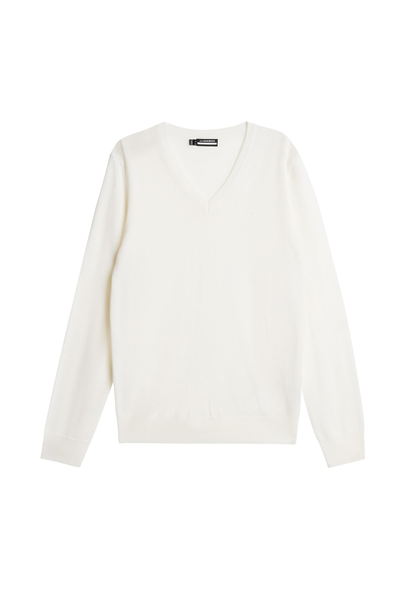 Amaya Knitted Sweater in White by J.Lindeberg