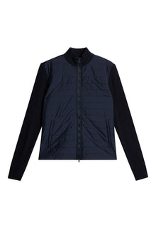 Wren Knitted Hybrid Jacket in JL Navy by J.Lindeberg