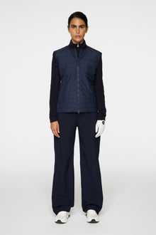 Women | Wren Knitted Hybrid Jacket | JL Navy
