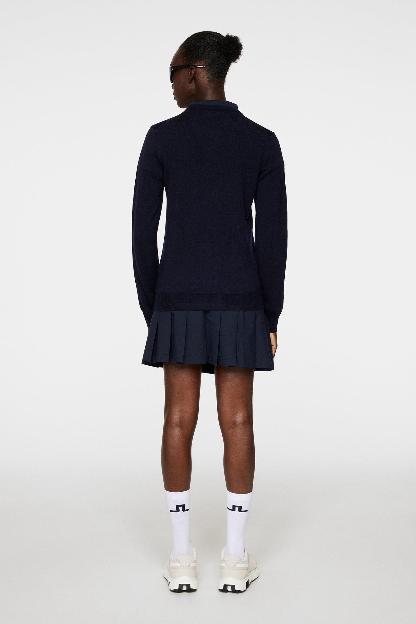 Women | Aria Knitted Sweater | JL Navy