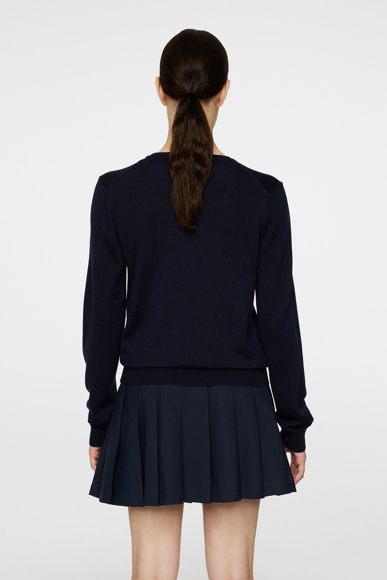 Women | Amaya Knitted Sweater | JL Navy (V3)
