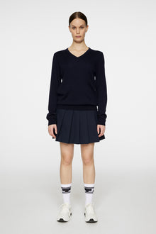 Women | Amaya Knitted Sweater | JL Navy (V3)