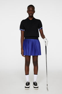 Women | Lomi Knitted Polo Shirt | Black