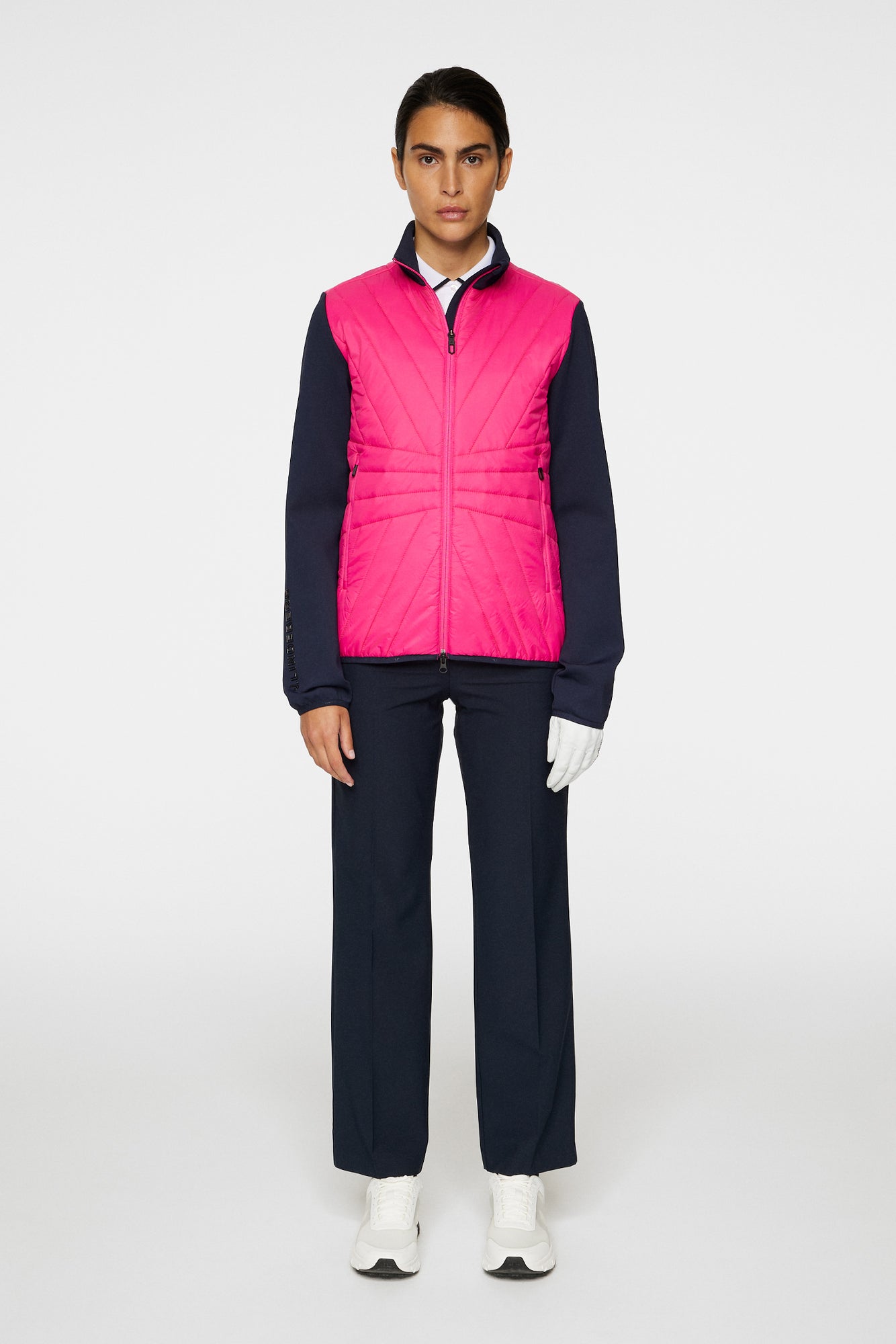 Women | Holma Quilt Hybrid Jacket | Pink Peacock