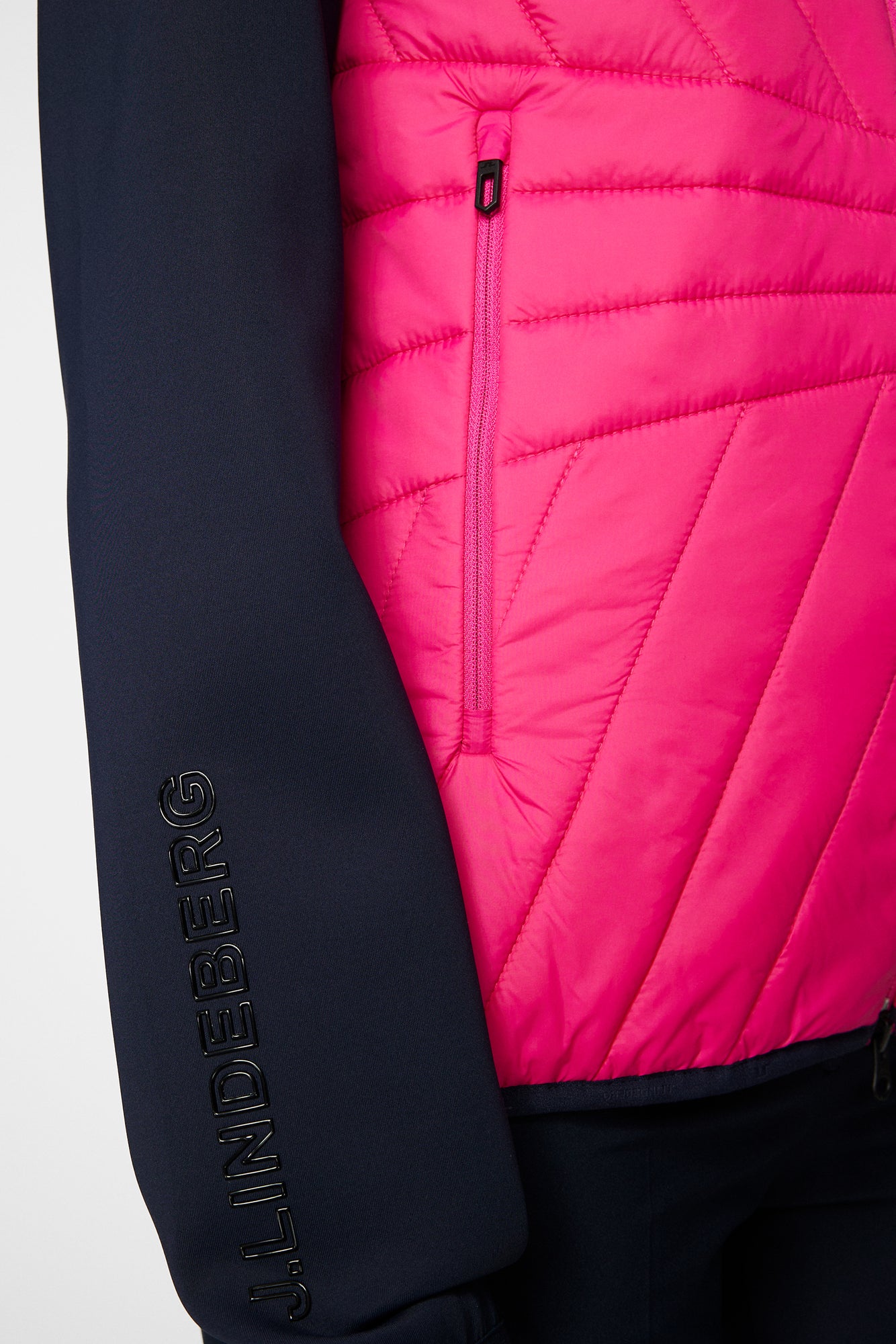 Women | Holma Quilt Hybrid Jacket | Pink Peacock