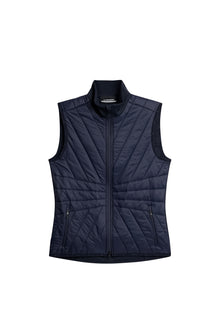 Holma Quilt Hybrid Vest in JL Navy by J.Lindeberg