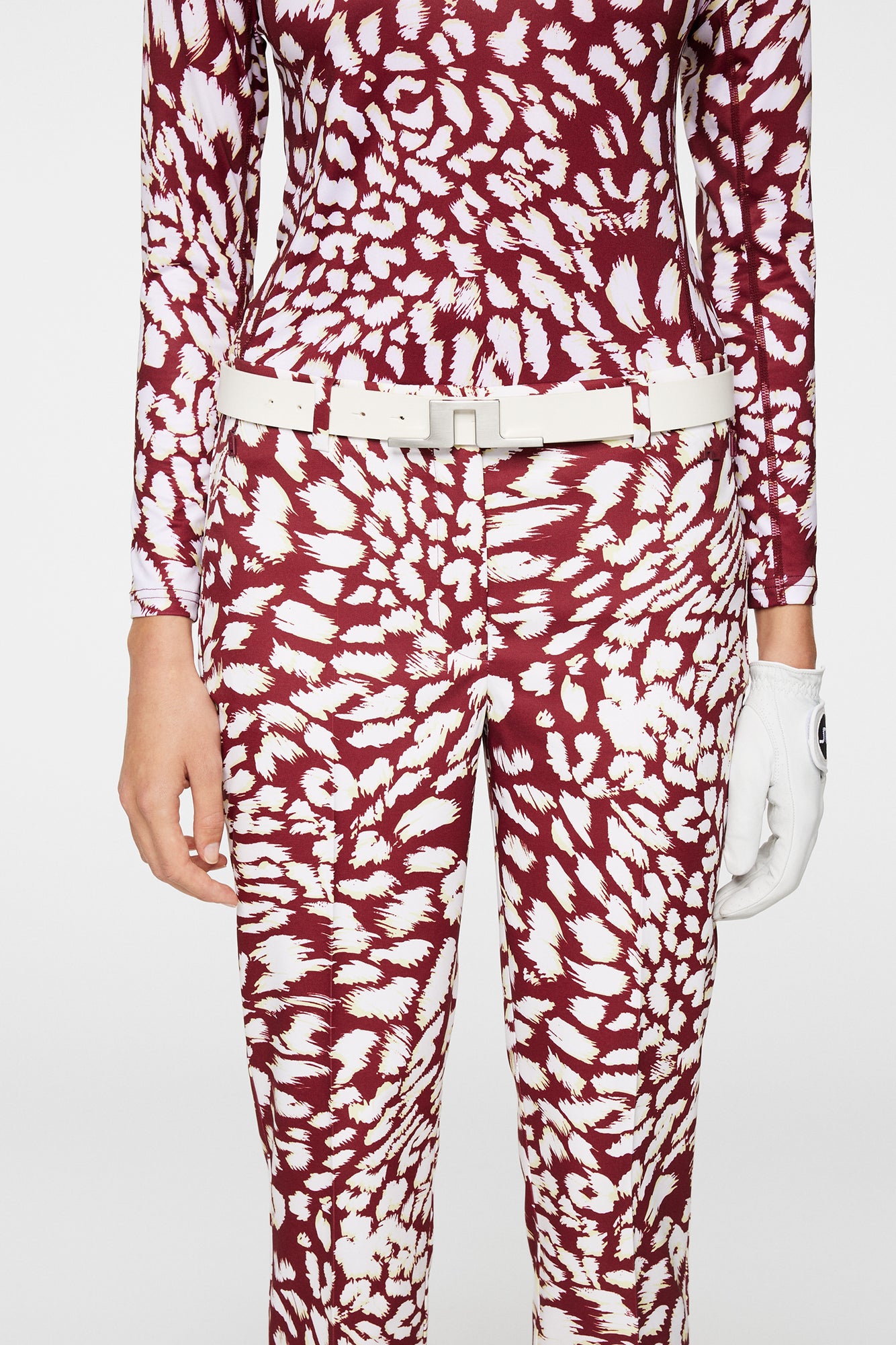 Women | Pia Print Pant | Glitch Leo Lime