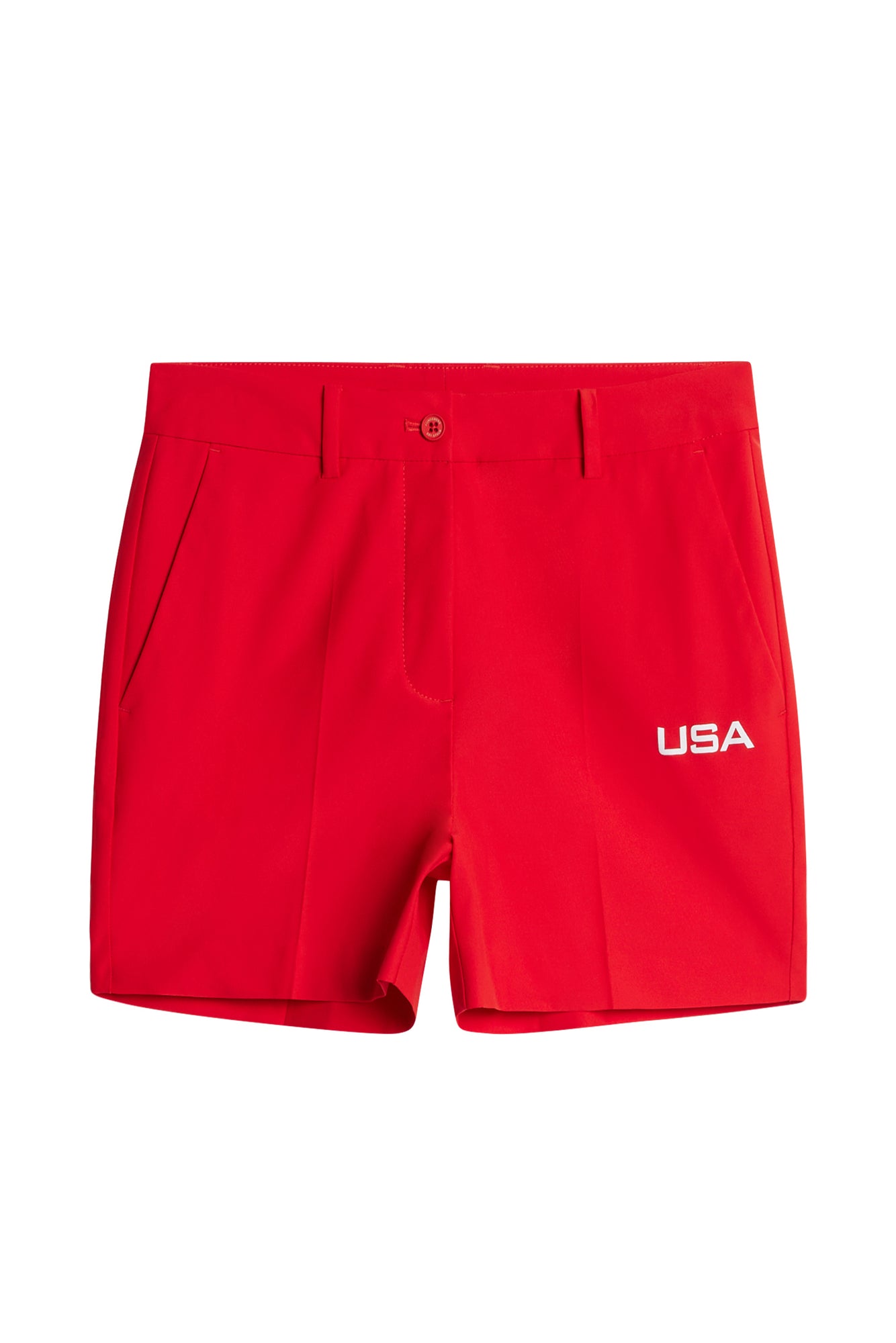 Gwen Shorts in Flame Scarlet by J.Lindeberg