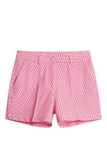 Gwen Printed Shorts in Tour Geo Pink S by J.Lindeberg