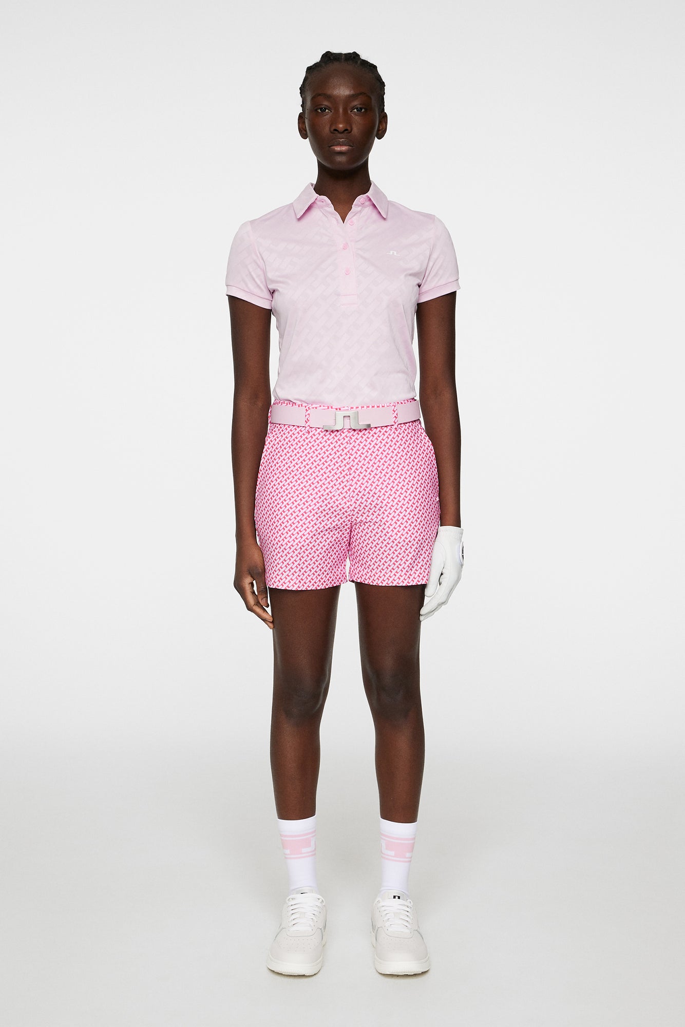 Women | Gwen Printed Shorts | Tour Geo Pink S