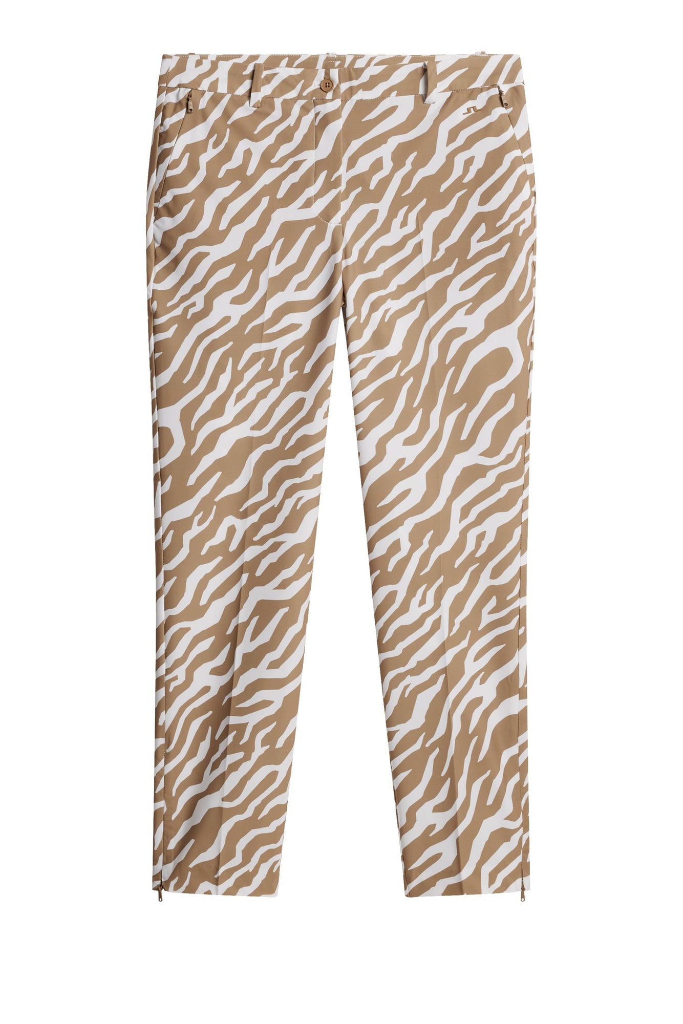 Pia Print Pant in Tour Tiger Tigers Eye M by J.Lindeberg