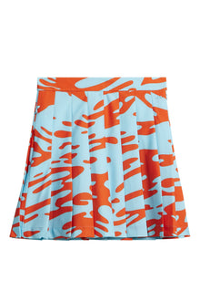 Adina Print Skirt in Neptune Atomizer by J.Lindeberg