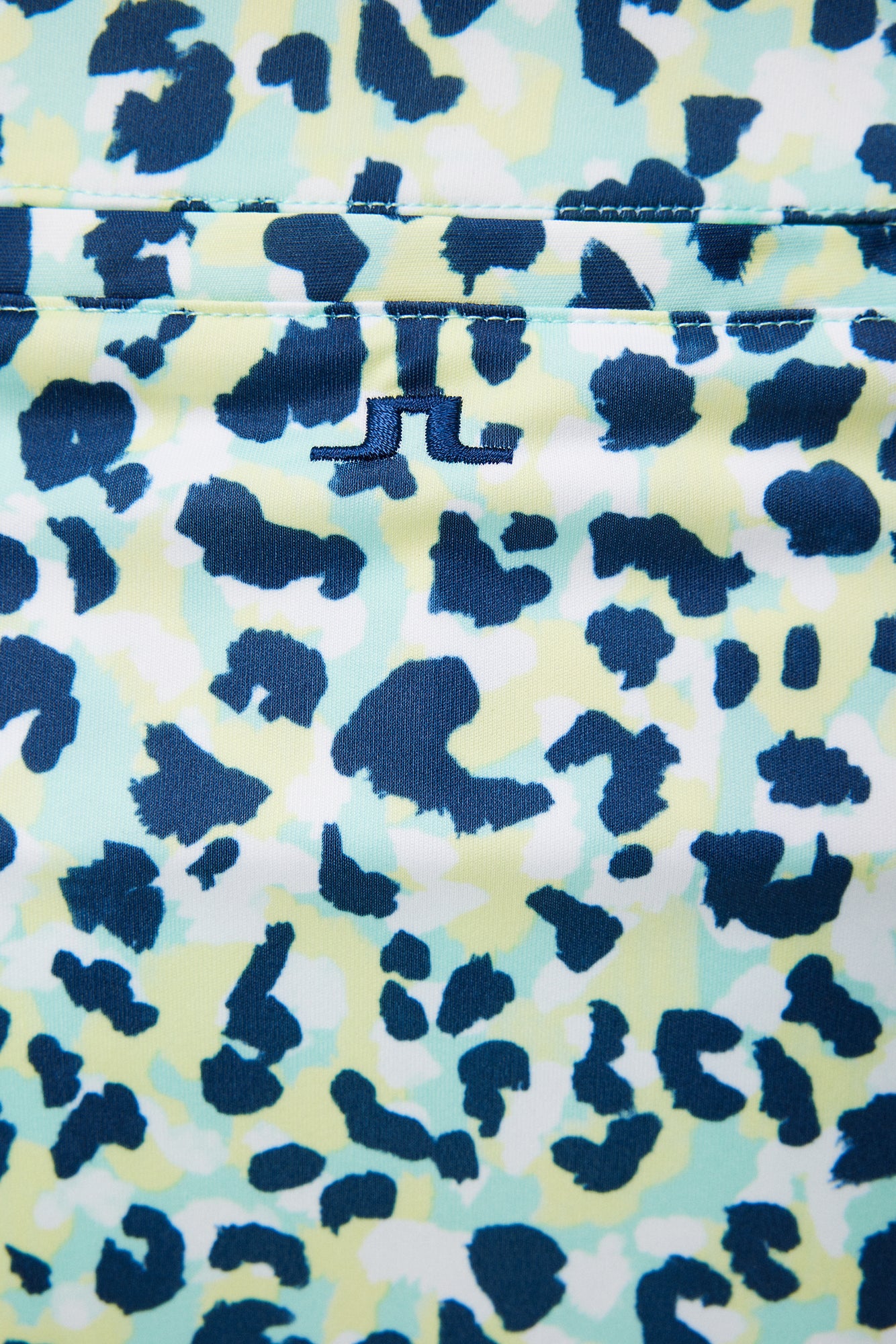 Women | Amelie Mid Print Skirt | Leopard Aruba Blue