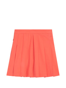 Adina Skirt in Hot Coral by J.Lindeberg
