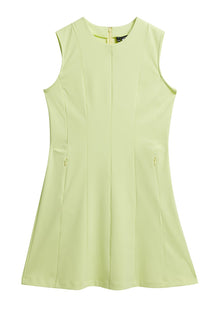 Jasmin Dress in Pale Lime Yellow by J.Lindeberg