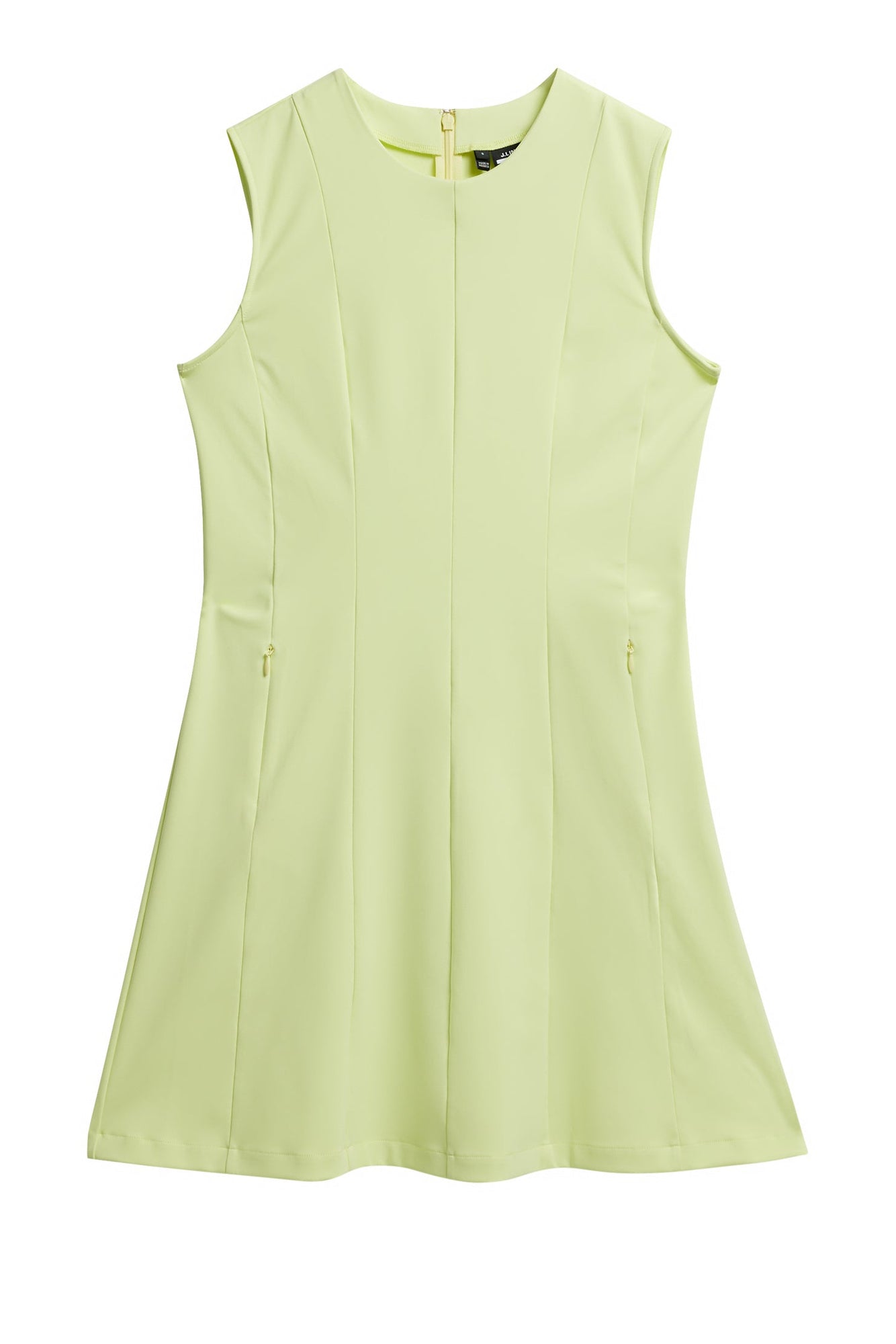 Jasmin Dress in Pale Lime Yellow by J.Lindeberg