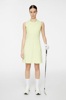 Women | Jasmin Dress | Pale Lime Yellow
