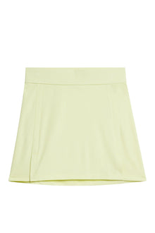 Amelie Mid Skirt in Pale Lime Yellow by J.Lindeberg
