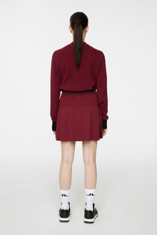 Women | Emma Knitted Skirt | Cabernet